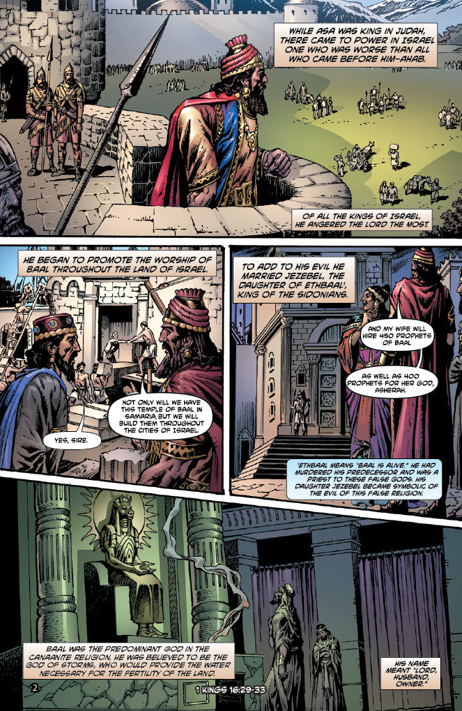 comic panels from "Elijah"