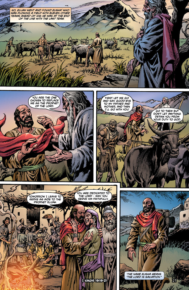comic panels from "Elijah"