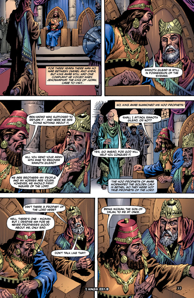 comic panels from "Elijah"