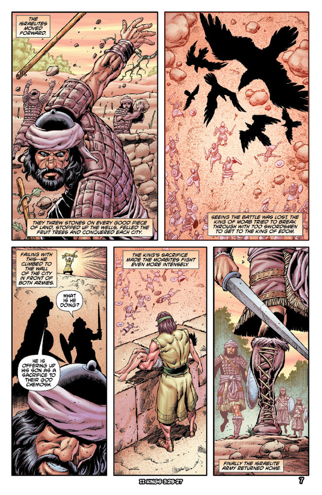 comic panels from "Elisha"
