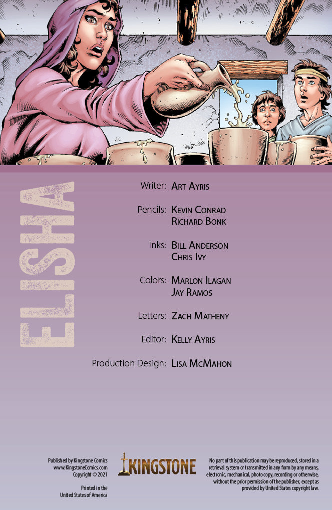 credit page from "Elisha"