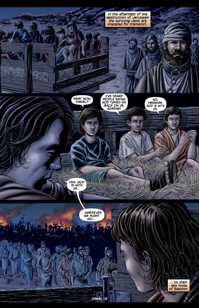 comic panels from "Babylon 1: Exile"