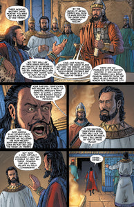 comic panels from "Babylon 2: Madman"