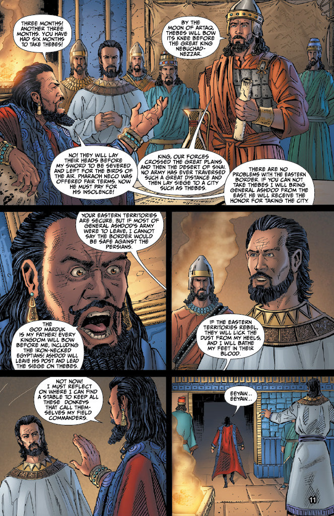 comic panels from "Babylon 2: Madman"