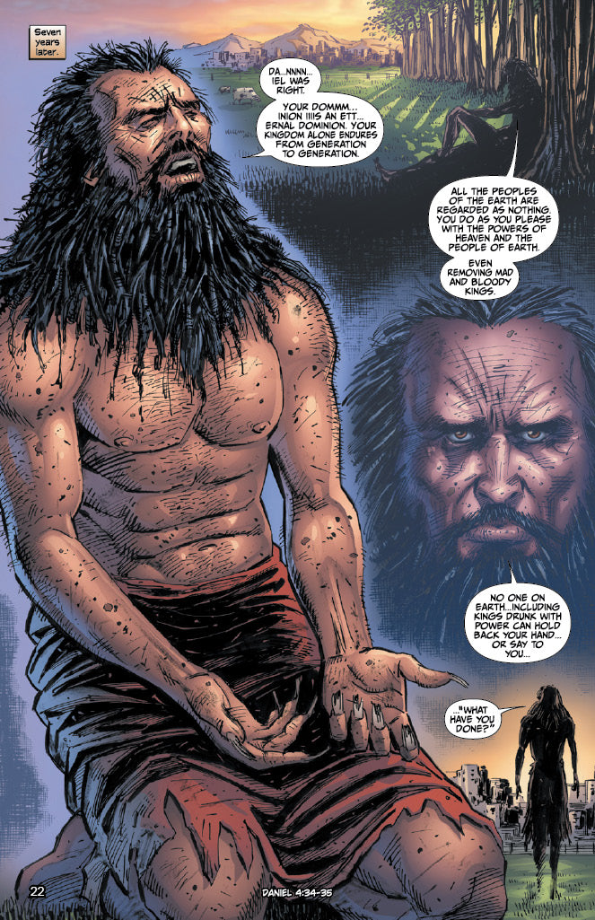comic panels from "Babylon 2: Madman"