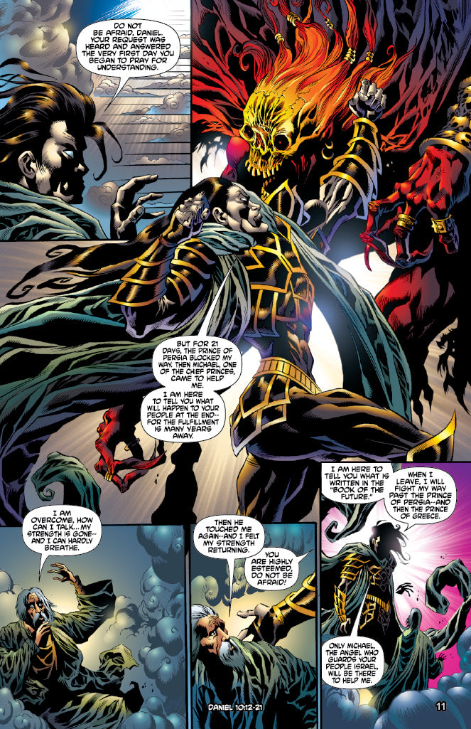 comic panels from "Babylon 4: Kingdom"