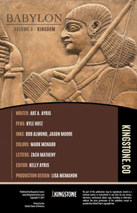 credits page from "Babylon 4: Kingdom"