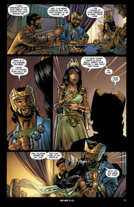 comic panels from "Esther"