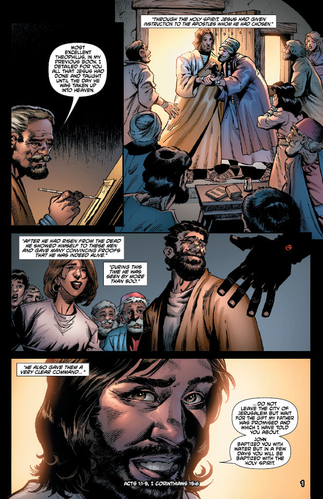 comic panel from "Acts: The Awakening"