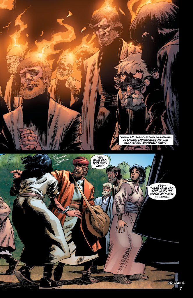 comic panel from "Acts: The Awakening"