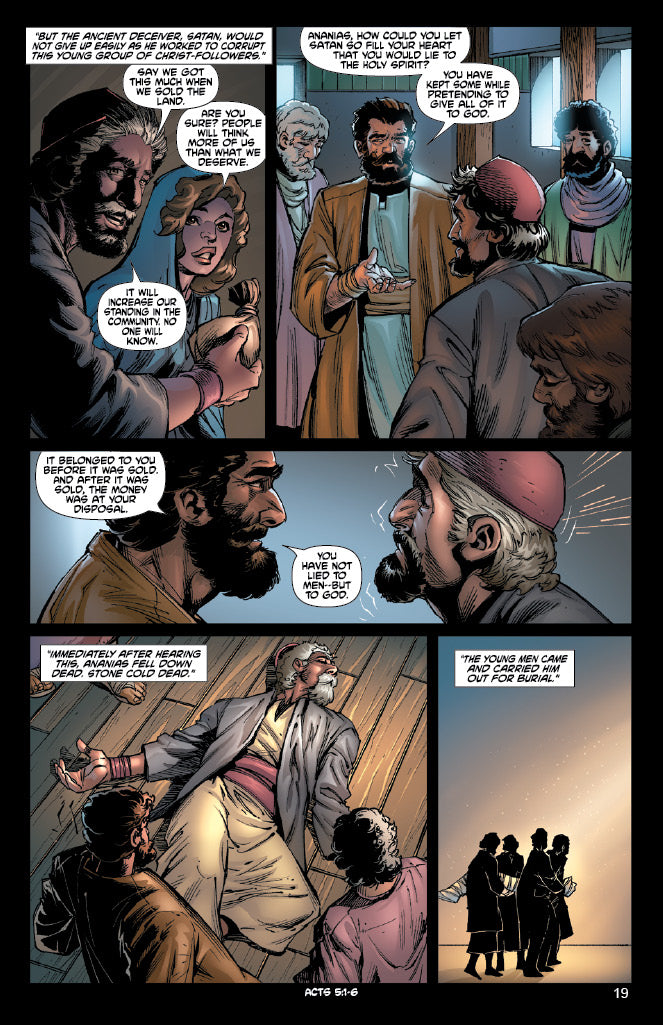 comic panel from "Acts: The Awakening"