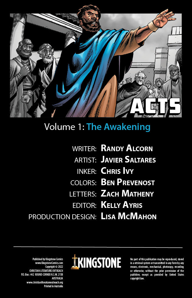 credits from "Acts: The Awakening"