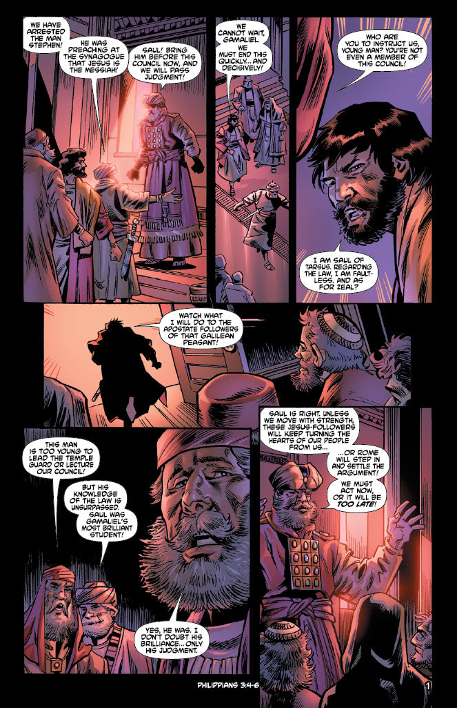 comic panel from "Acts: The Missionary"