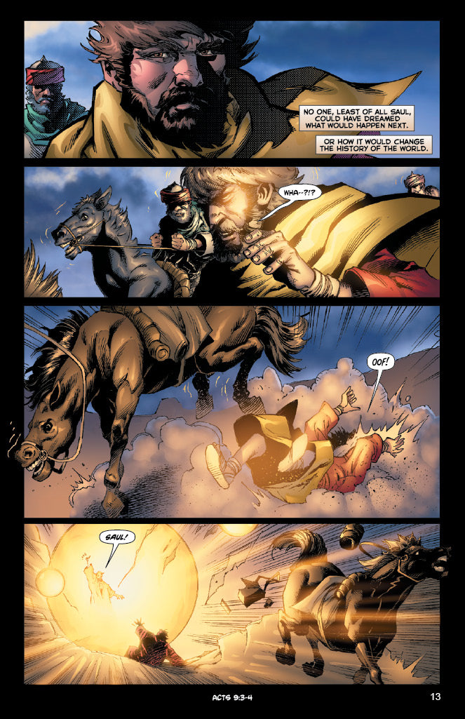 comic panel from "Acts: The Missionary"