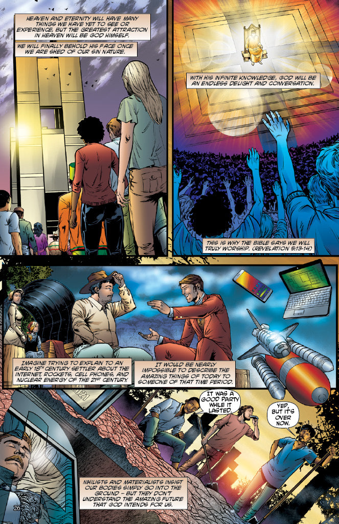 comic panels from "The Eternals"