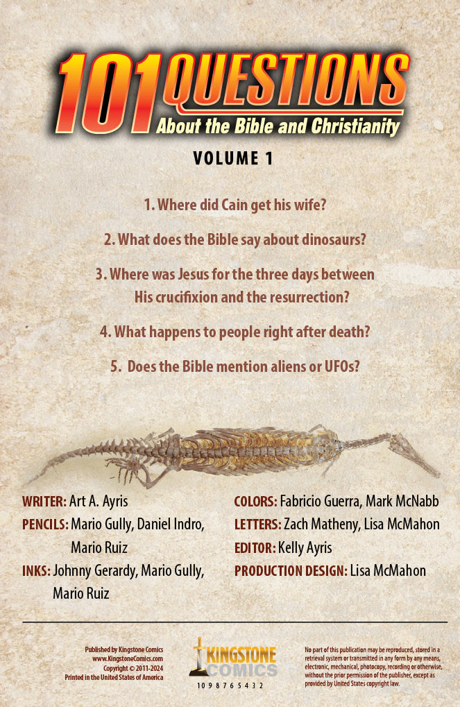 vol. 1 credits page