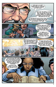 comic book panels about "absolute truth"