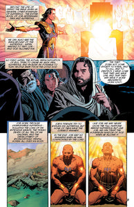comic book panels on suffering
