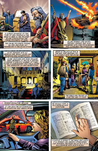 comic book panels on prayer