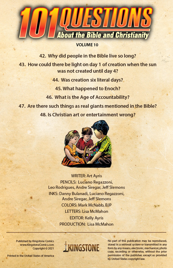 Volume 10 credits page