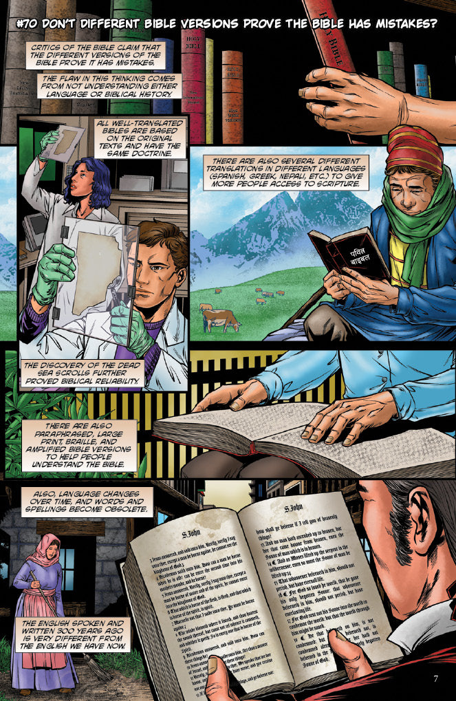 Don't different Bible versions prove the Bible has mistakes?