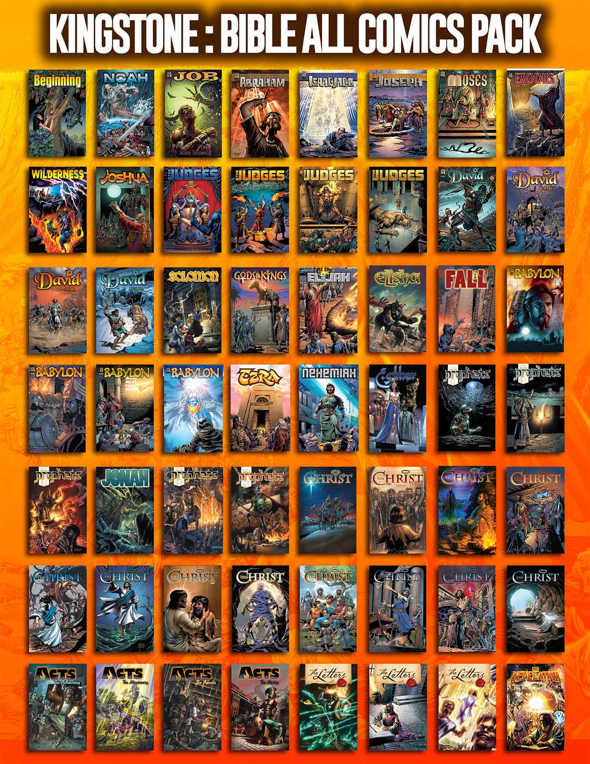 All-Bible Comics Pack - Kingstone Comics