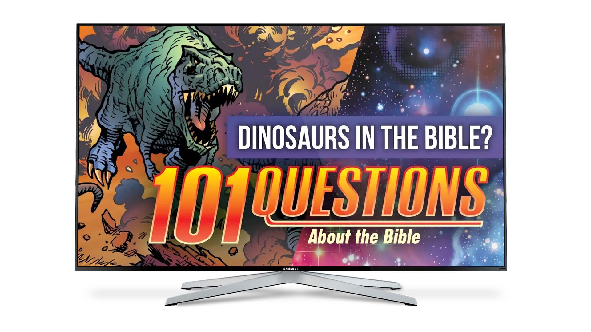 Motion Comic: 101 Questions #13 - What does the Bible say about dinosaurs?