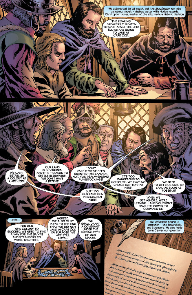 comic panel from "The Acts of God"