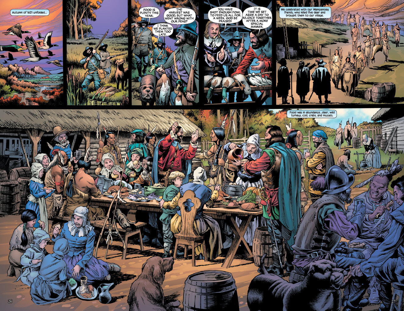 comic panel from "The Acts of God"