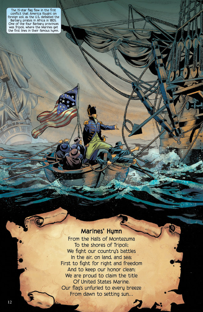 Stars and Stripes - A History of the U.S. Flag - Kingstone Comics