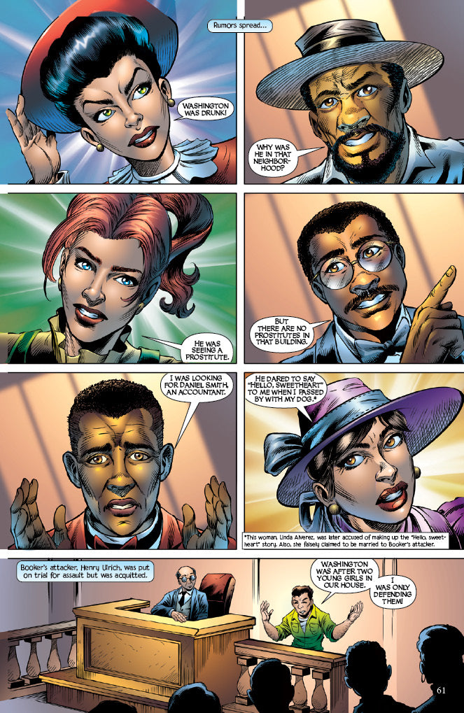 comic panels from "Booker" graphic novel